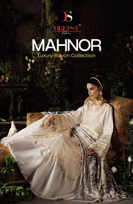 Mahnoor By Deepsy Cotton Dupatta Rayon Pakistani Salwar Suits Surat Wholesale Market